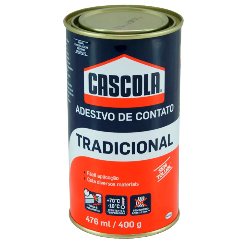 Adesivo De Contato Cola de Sapateiro Tradicional Cascola 400gr Henkel