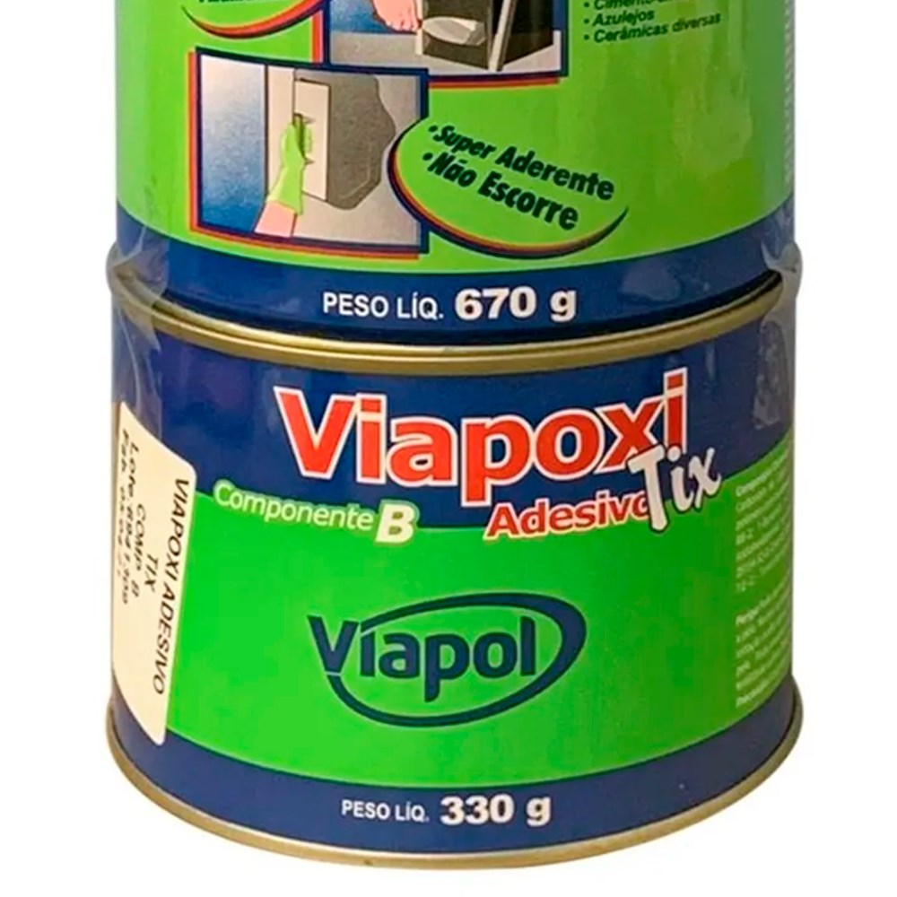 Adesivo Viapoxi Tix 1kg Viapol