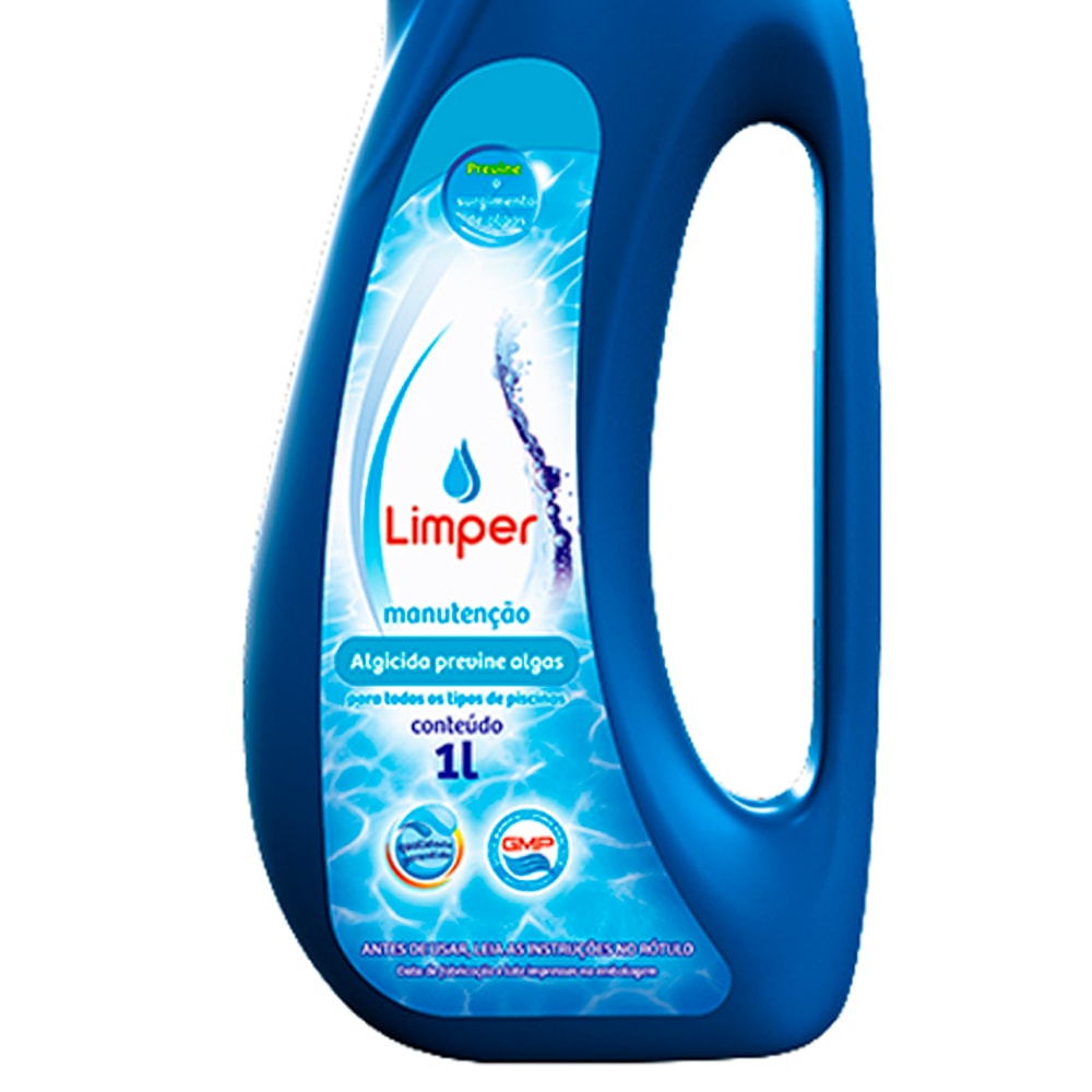 Algicida Manutenção para Piscina 1L Limper Atcllor