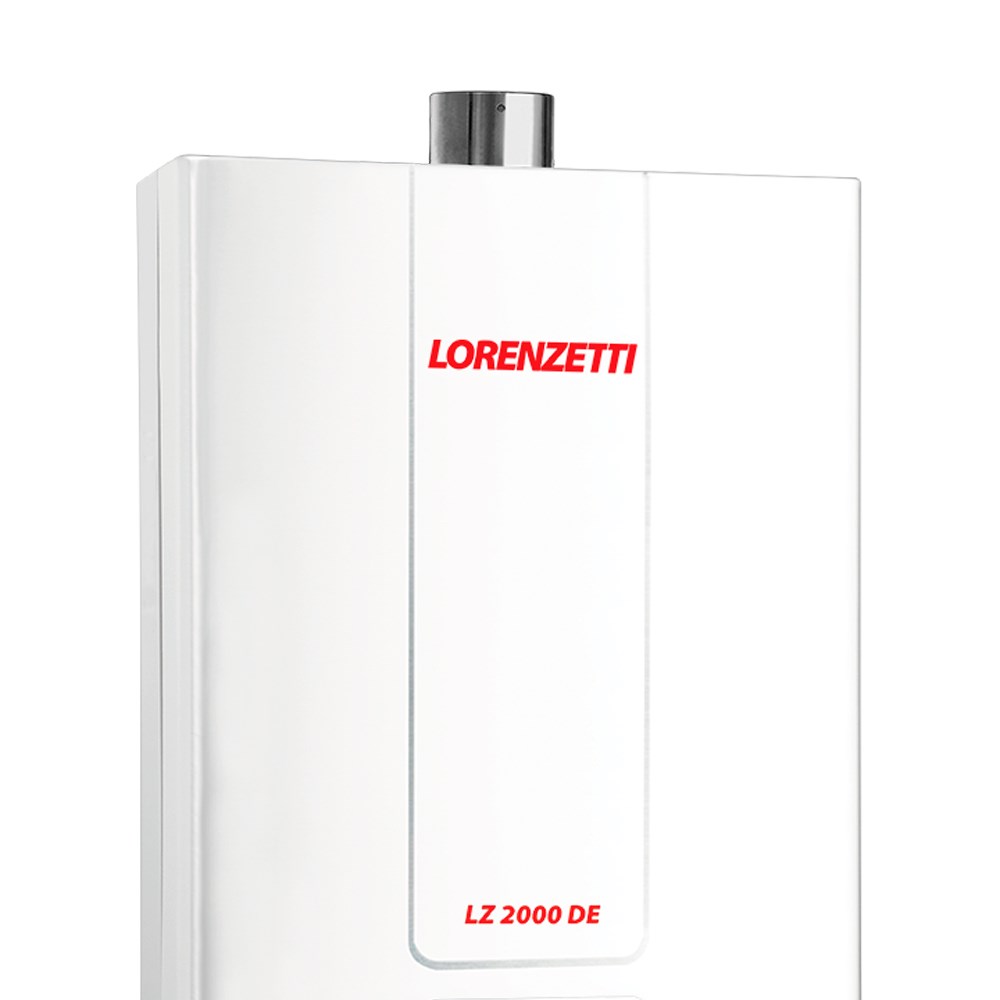 Aquecedor a Gás LZ 2000 Digital Eletrônico Baixa Pressão GN Lorenzetti
