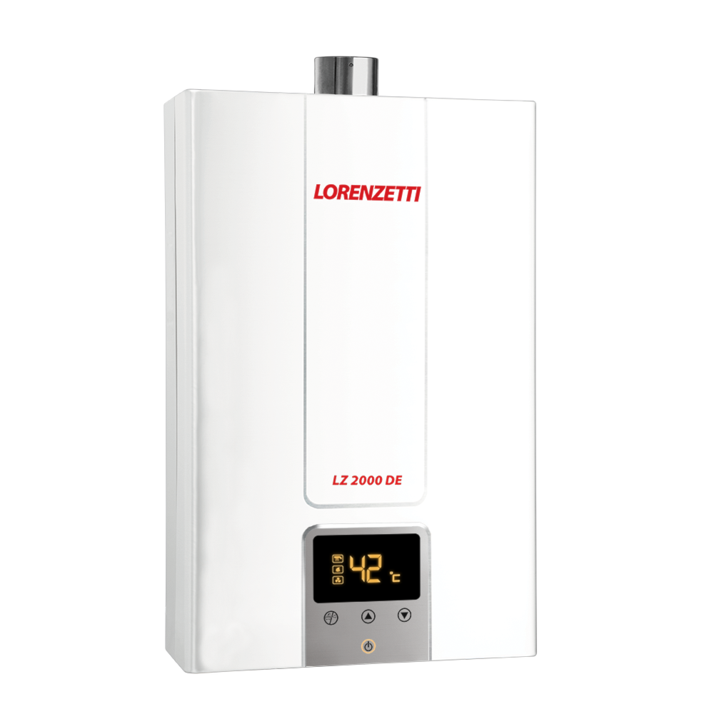 Aquecedor à Gás LZ 2000 Digital Eletrônico GLP Lorenzetti