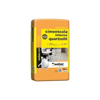 Argamassa Cimentcola Interno Cinza AC1 20Kg Quartzolit