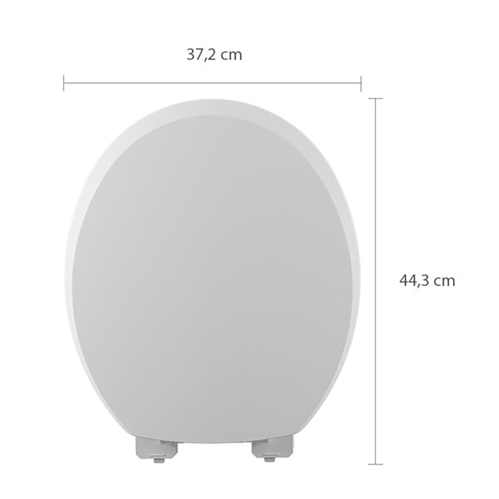 Assento Sanitário Oval Almofadado Astra Conforto e Qualidade