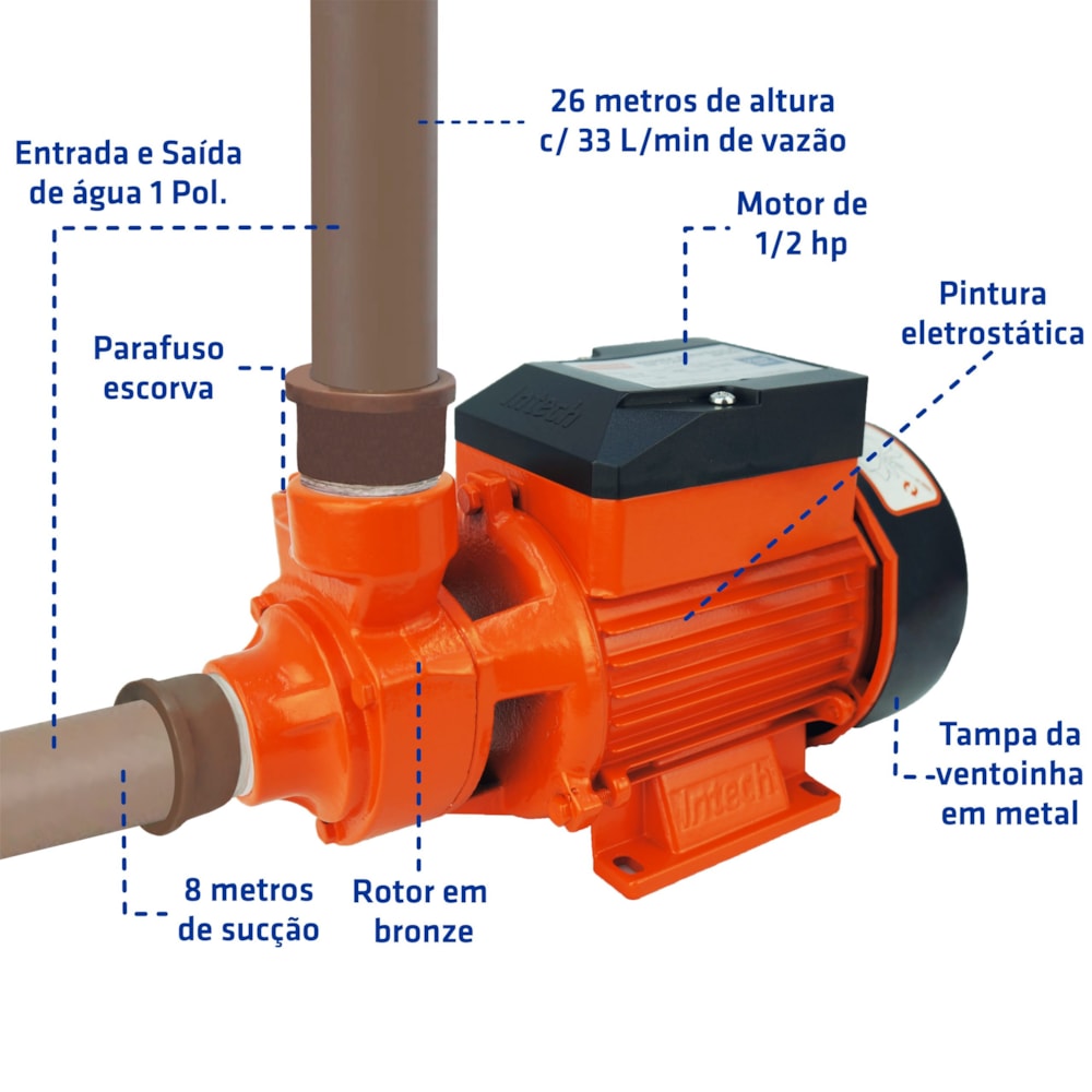 Bomba Periférica BP500 Intech Machine