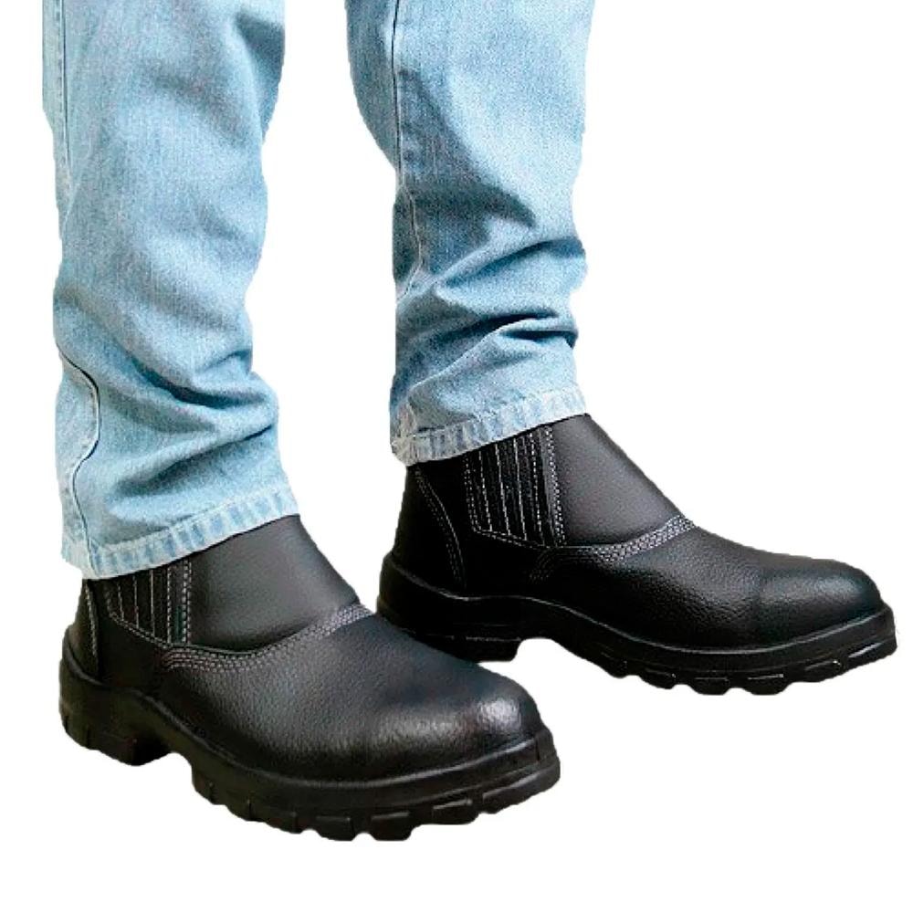 Bota Botina Bidensidade Com Bico Pvc Kadesh