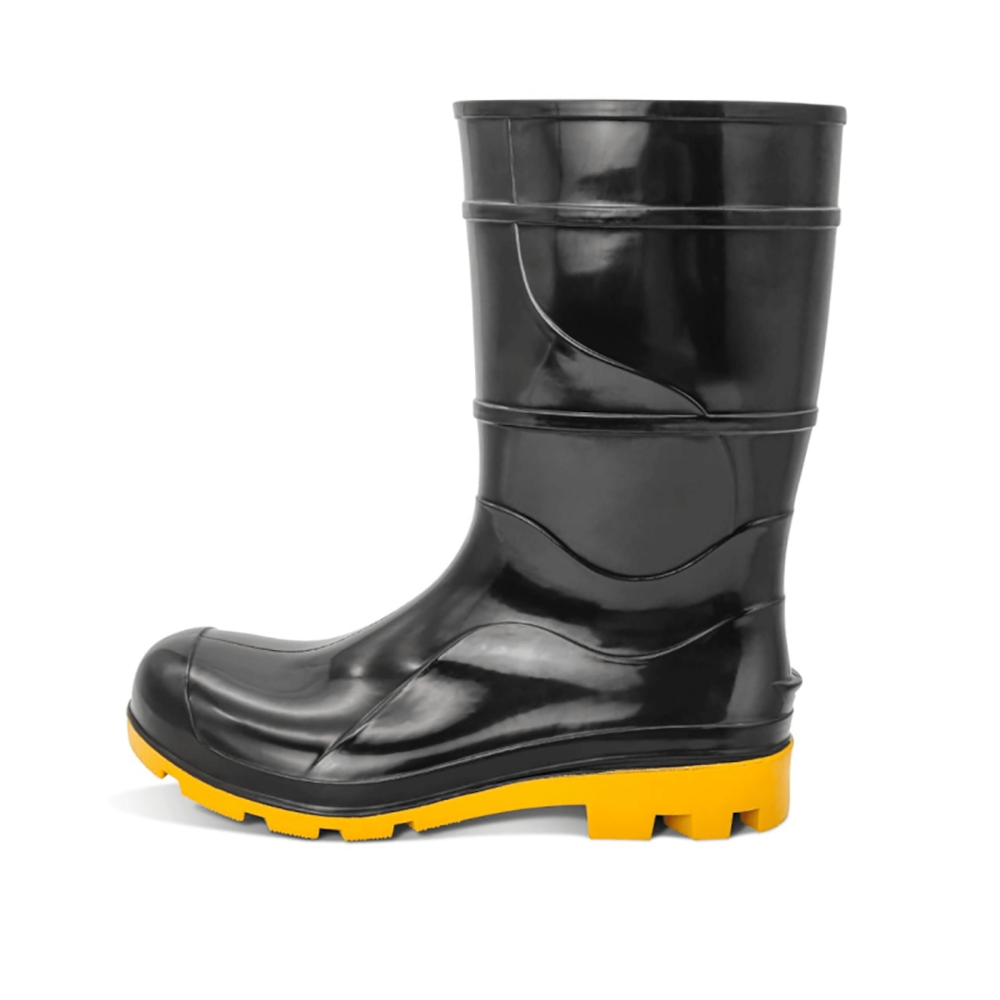 Bota Galocha PVC Cano Longo Preto Cartom Tamanhos