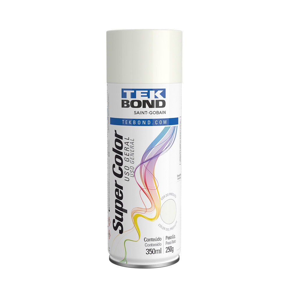 Caixa 6 Unidades Tinta Spray Uso Geral 350ml Tekbond