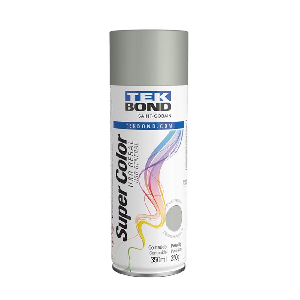 Caixa 6 Unidades Tinta Spray Uso Geral 350ml Tekbond