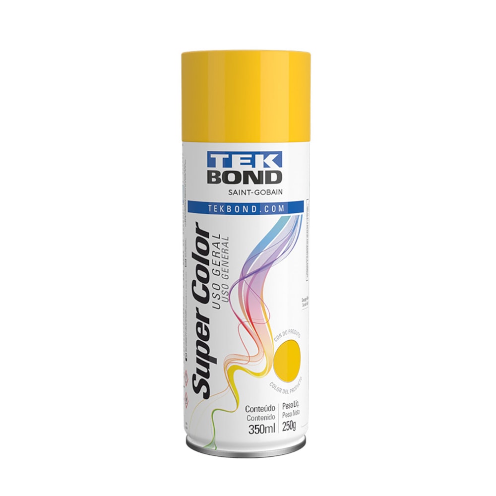 Caixa 6 Unidades Tinta Spray Uso Geral 350ml Tekbond