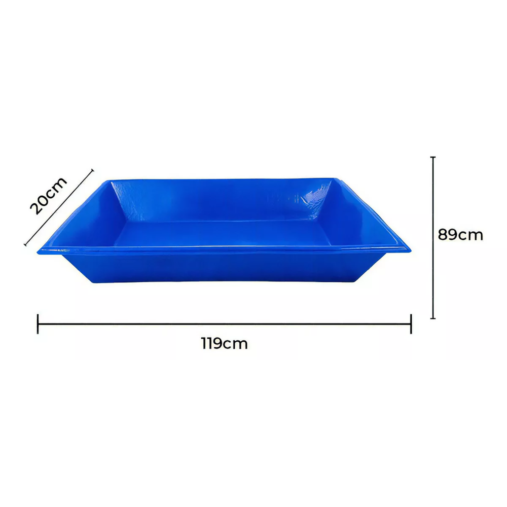 Caixa Para Massa Azul 160l Afort