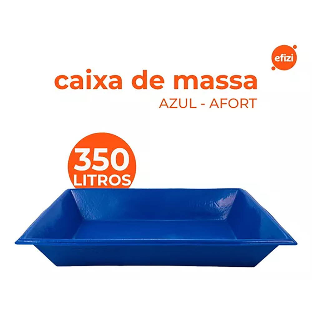 Caixa Para Massa Azul 350l Afort