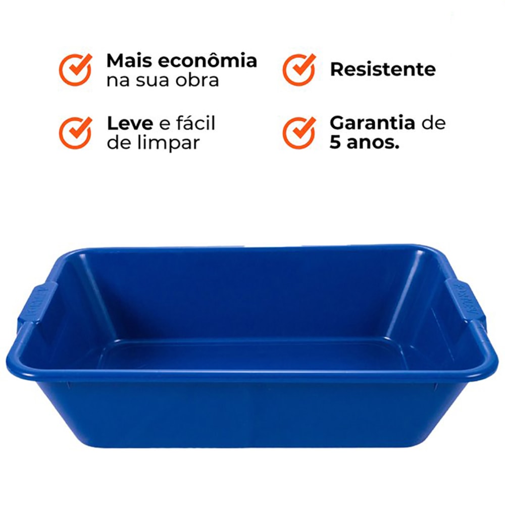 Caixa Para Massa Azul 40l Afort