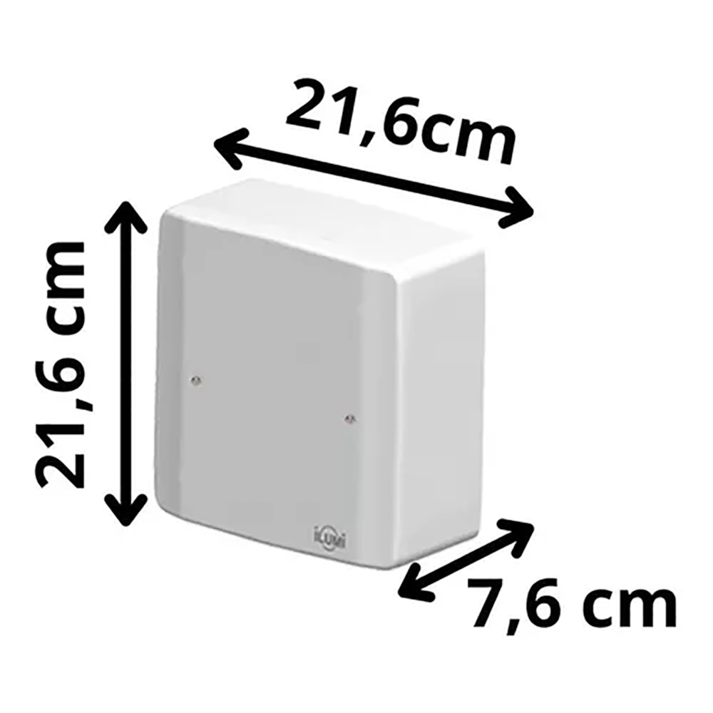 Caixa Passagem 15x15 Sobrepor Branco Ilumi