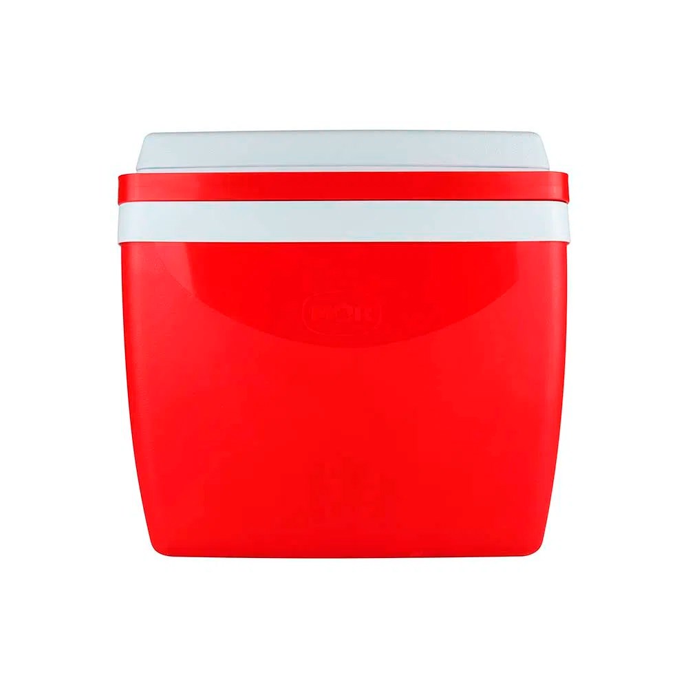 Caixa Térmica Cooler 26 Litros com Alça Vermelha Mor