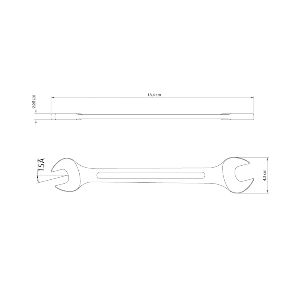 Chave Combinada Fixa 18x19mm Tramontina