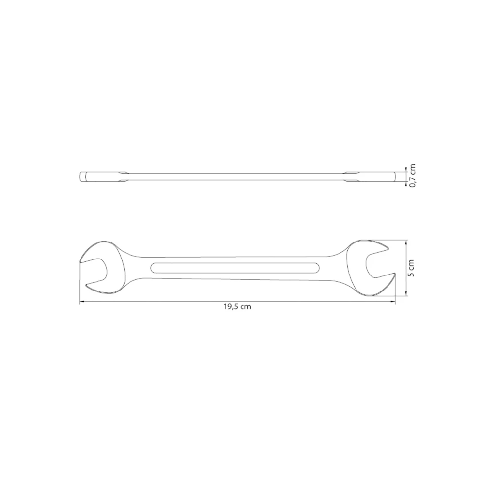 Chave Combinada Fixa 20x22mm Tramontina