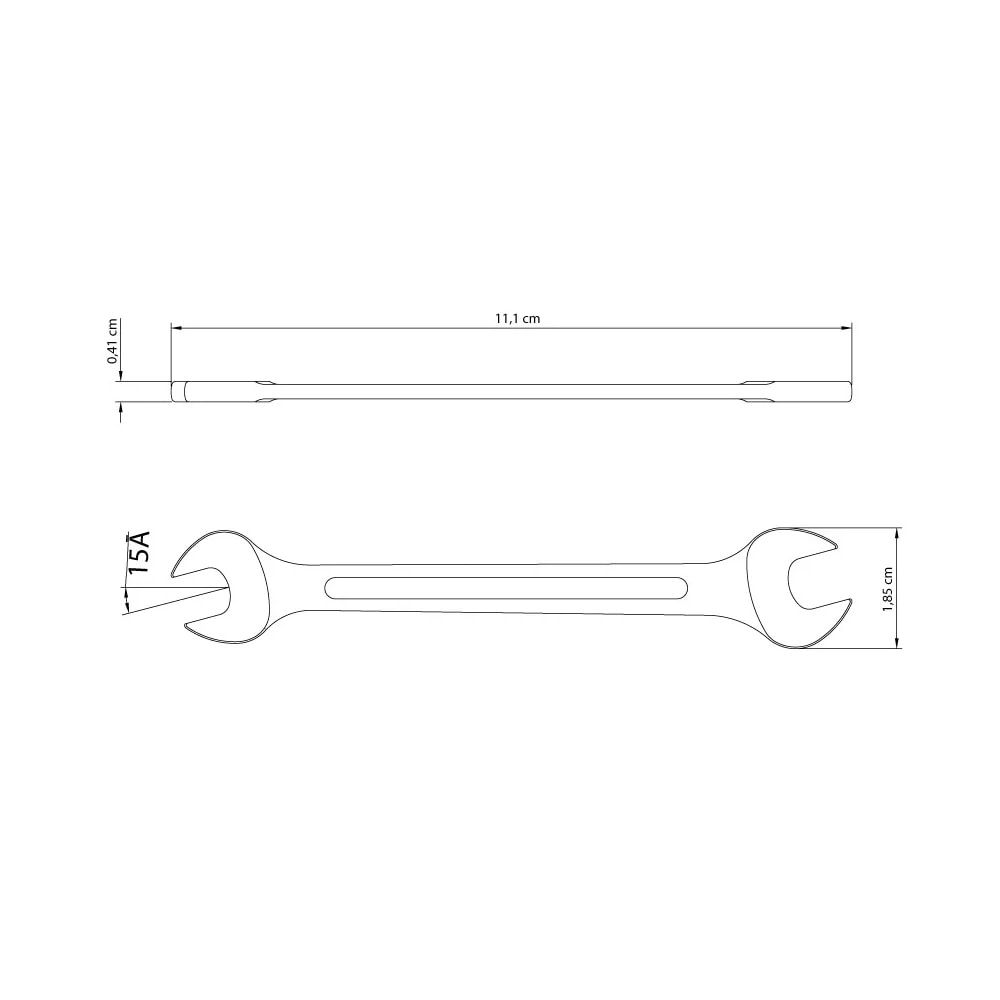 Chave Fixa 6x7mm Tramontina