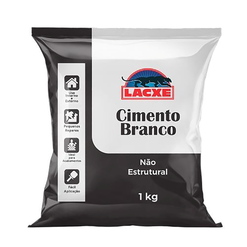 Cimento Branco Lacxe Fardo 25Kg