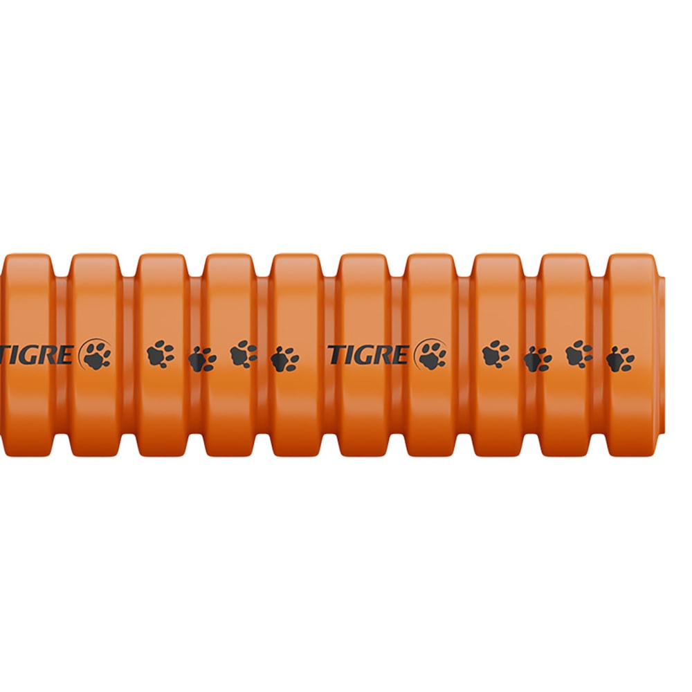 Conduite Eletroduto Laranja 25mm Reforçado 50m  Tigre