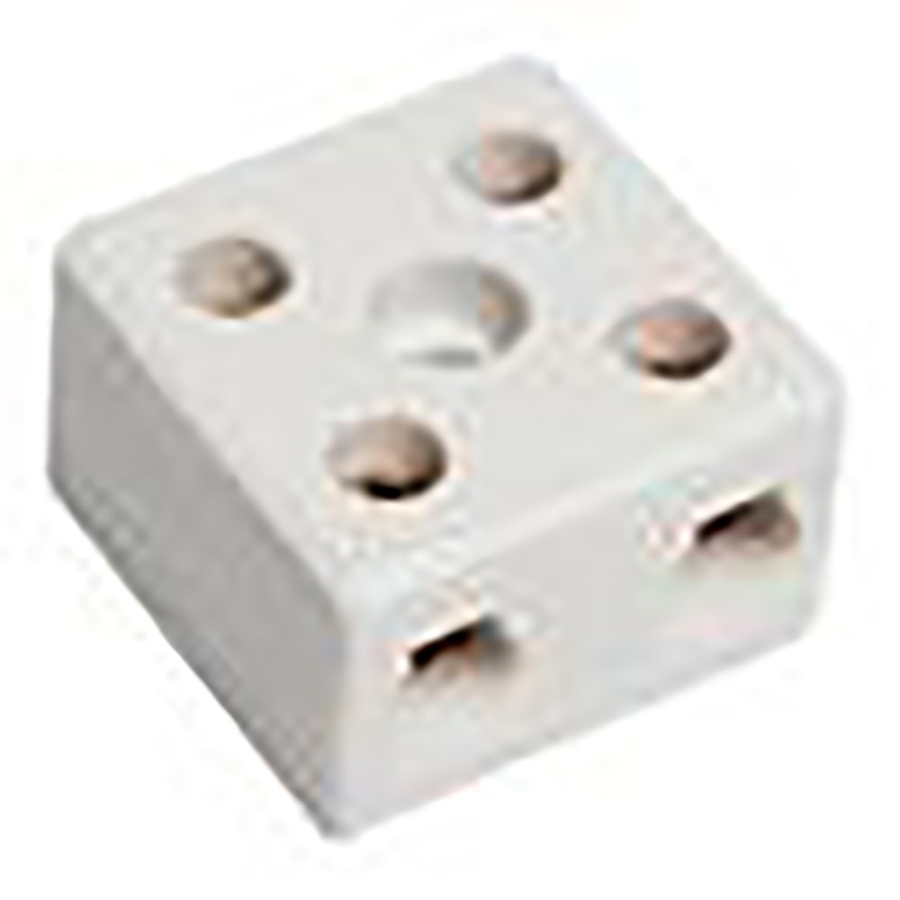 Conector de Porcelana Bipolar Fio 16mm Fertak