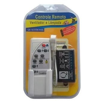 Controle Remoto Para Ventilador E Lâmpada Qv40 Qualitronix