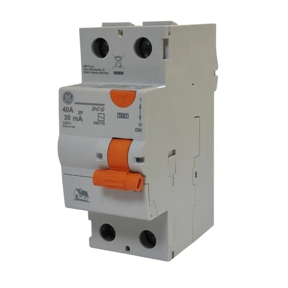 Disjuntor Dr Bipolar 25a Tipo Ac 30ma Ge