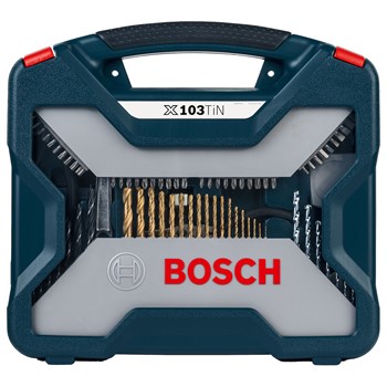 Estojo Kit de Ferramentas com 103 Peças X103 TIN Set Bosch