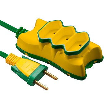 Extensão Elétrica 5M 2x0.75 Mectronic - Amarelo e Verde
