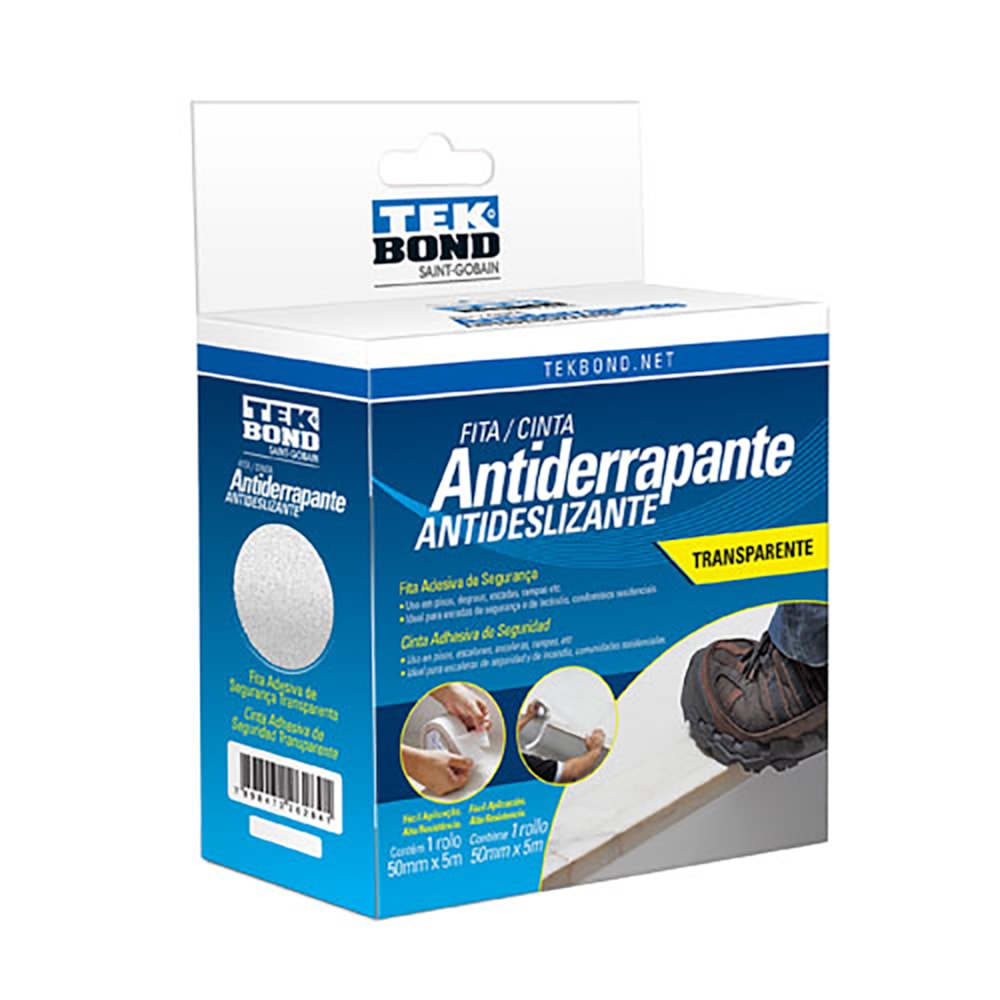 Fita Antiderrapante 50mm X 5m Tekbond