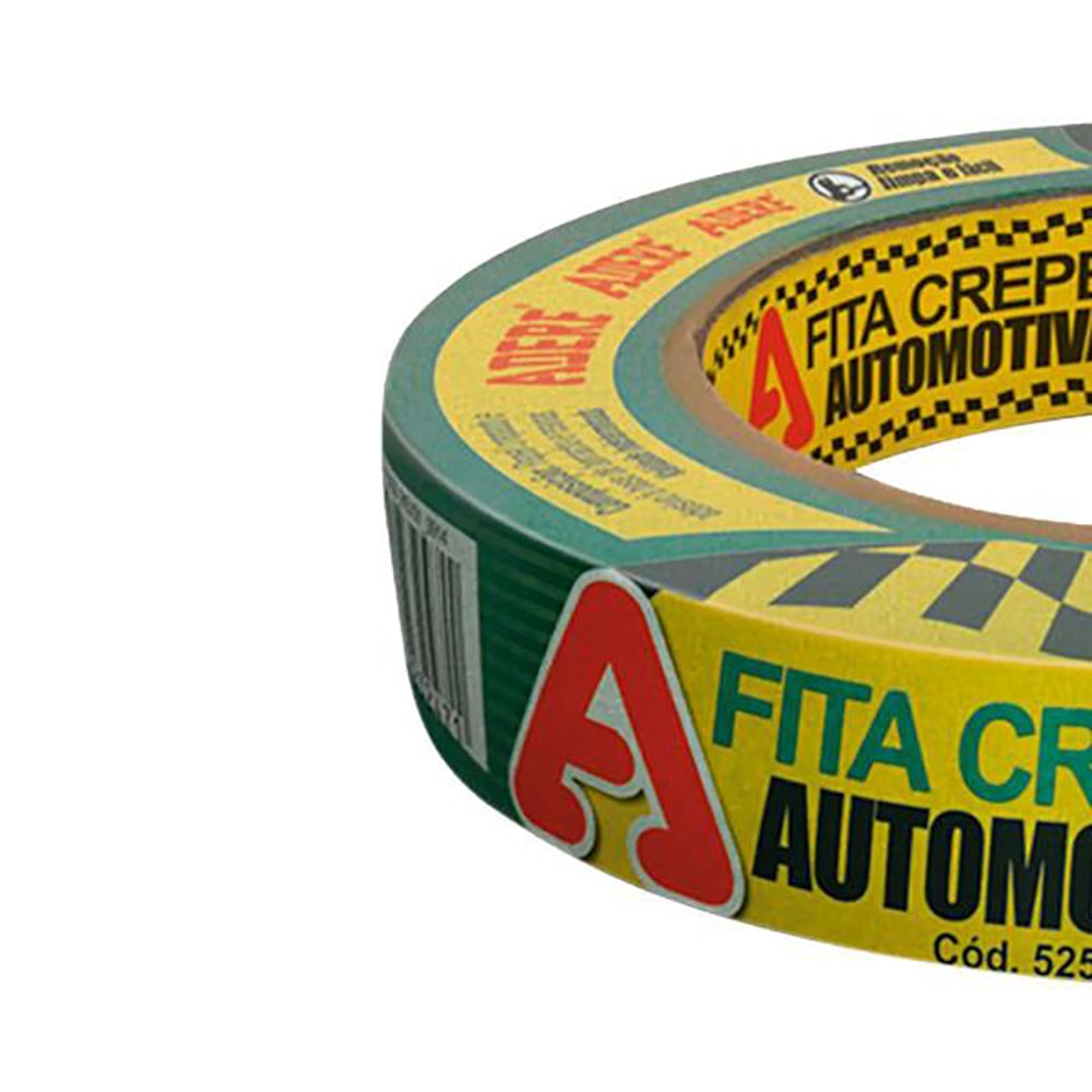 Fita Crepe Automotiva Verde 18mmX50mm Adere