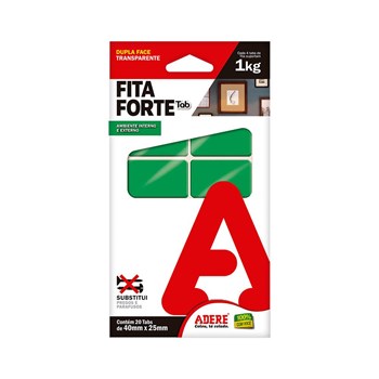 Fita Forte Tab Dupla Face 40mmx25mm Adere