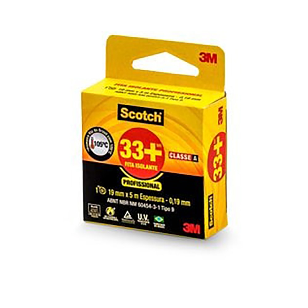 Fita Isolante Scotch-Brite 33+ Profissional 3M