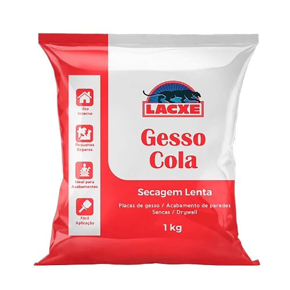 Gesso Cola Lacxe 25 Kg