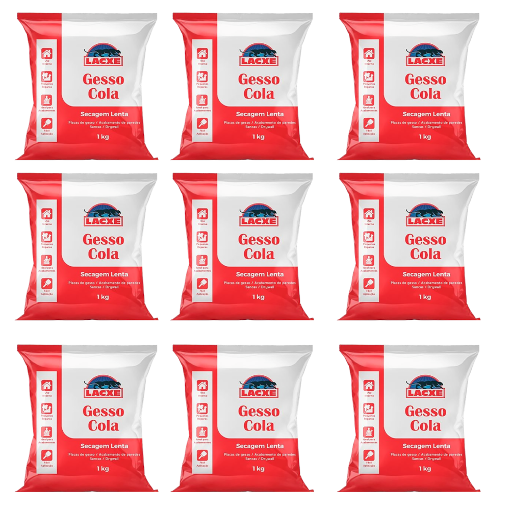 Gesso Cola Lacxe 25 Kg