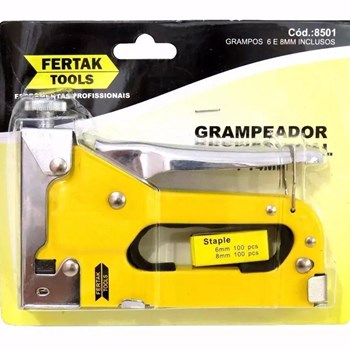 Grampeador Profissional 4-14mm Fertak Tools