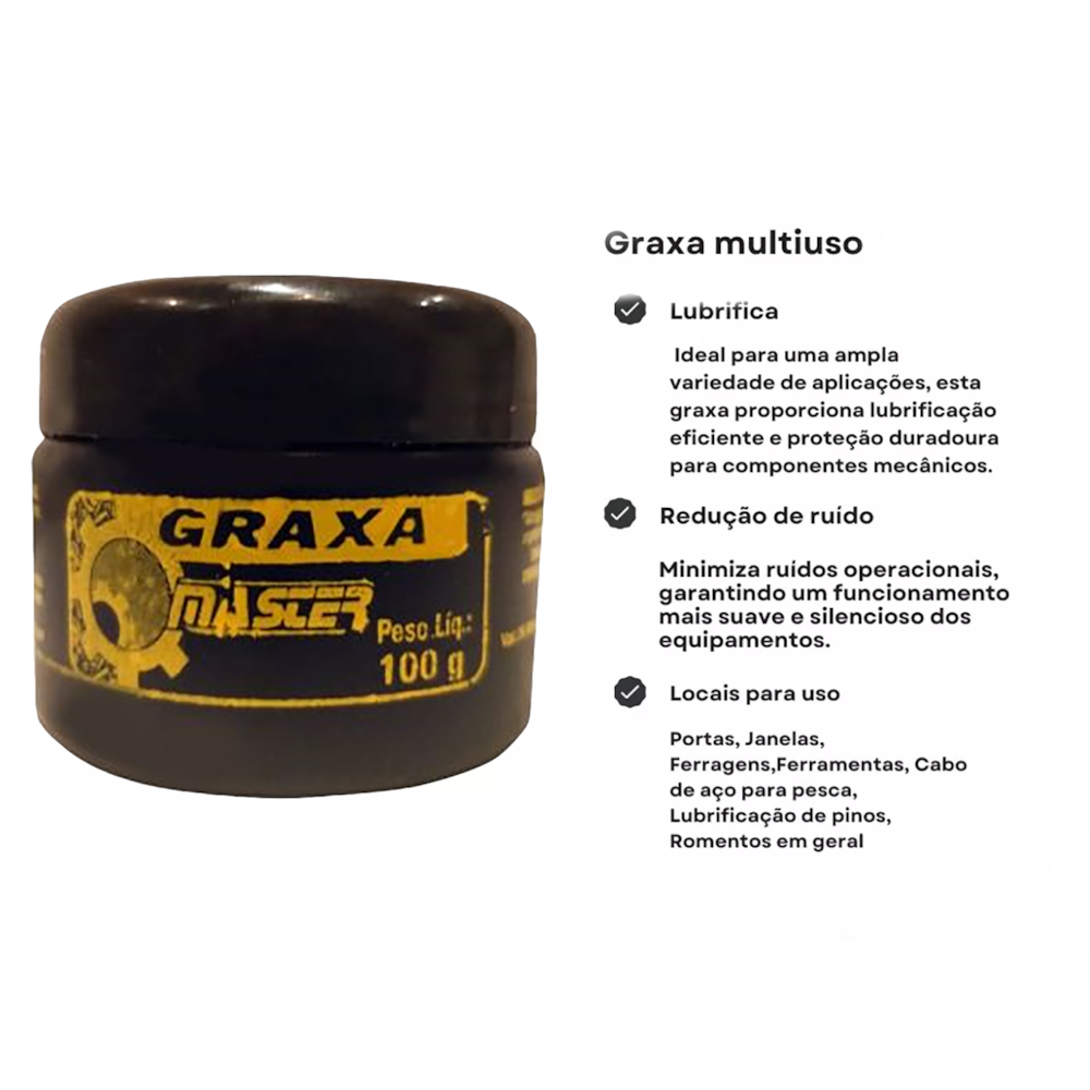 Graxa Lubrificante 100g Master