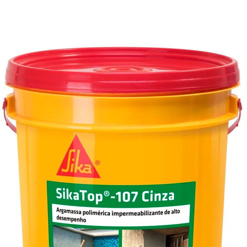 Impermeabilizante SikaTop 107 Cinza Balde 4kg