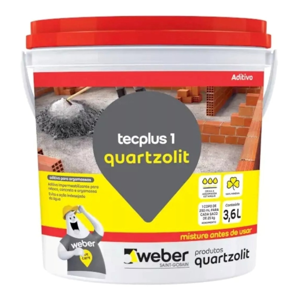 Impermeabilizante Tecplus Balde 3,6L Quartzolit