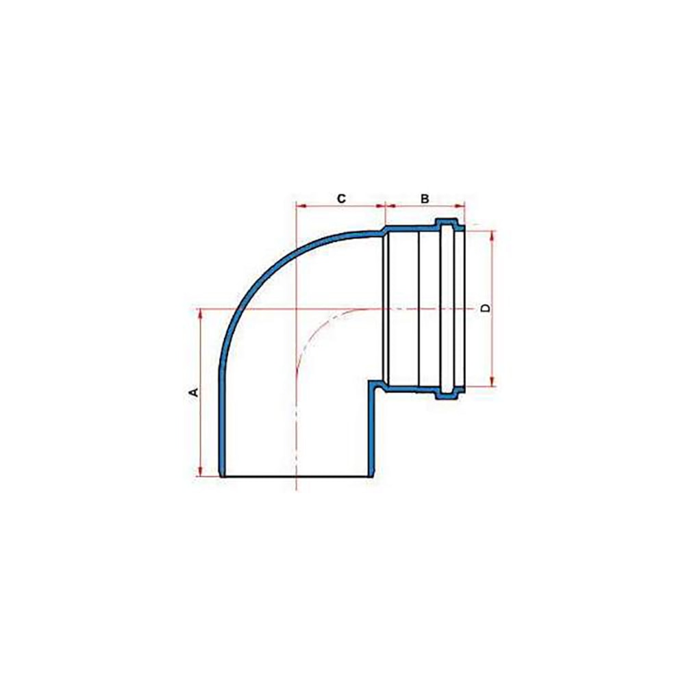 Joelho PVC 90º Para Tubo Esgoto 150mm Tigre