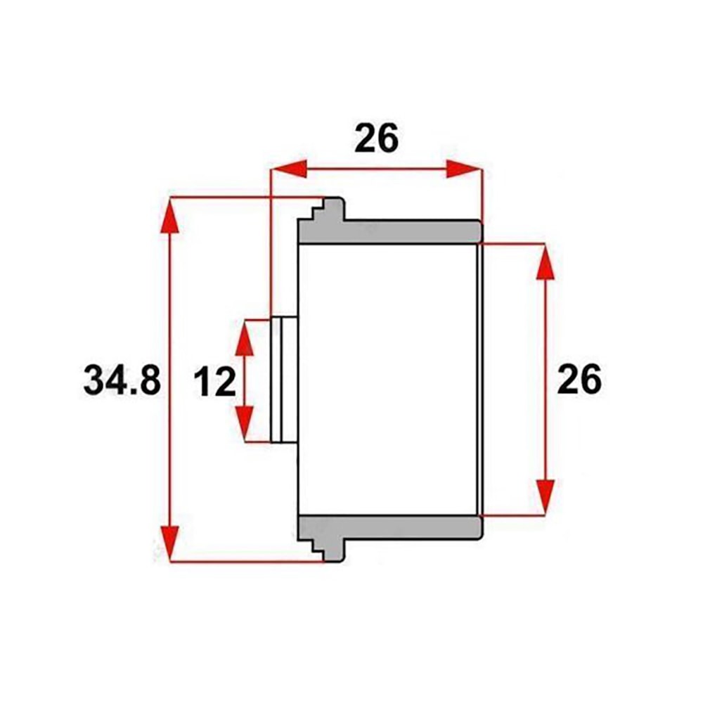 Kit C/50 Adaptador Para Condulete 3/4 Cinza Inpol