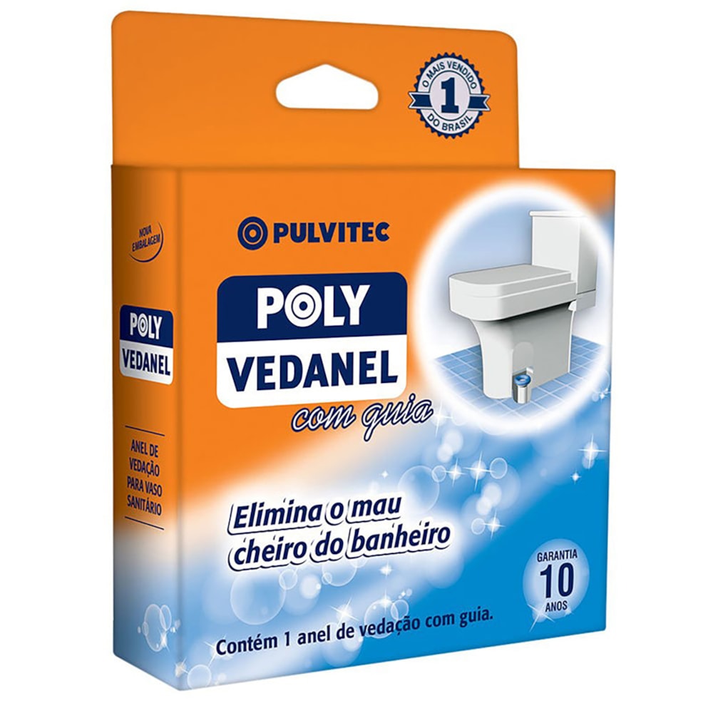 Kit com 12 Anel De Vedacao Cera P/ Vaso Sanitario Pulvitec