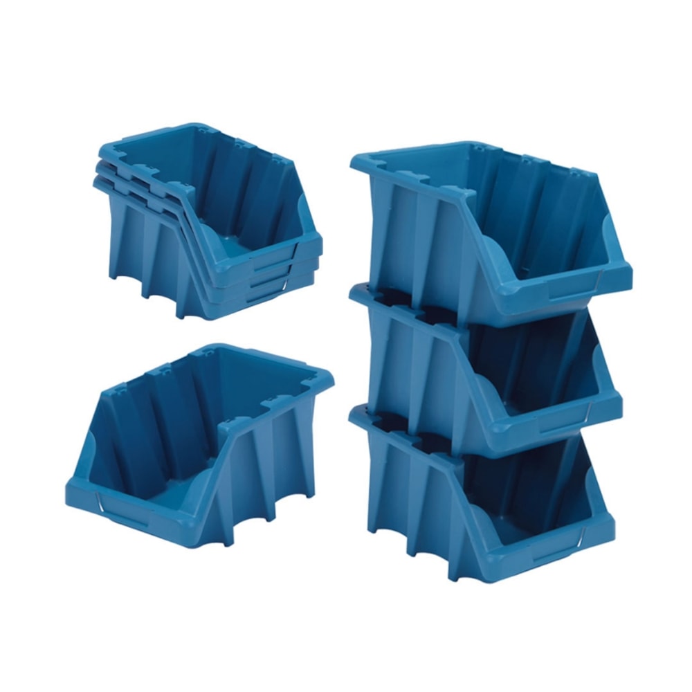 Kit com 12 Gavetas de Plastico Organizadora Empilhavel N3 Presto