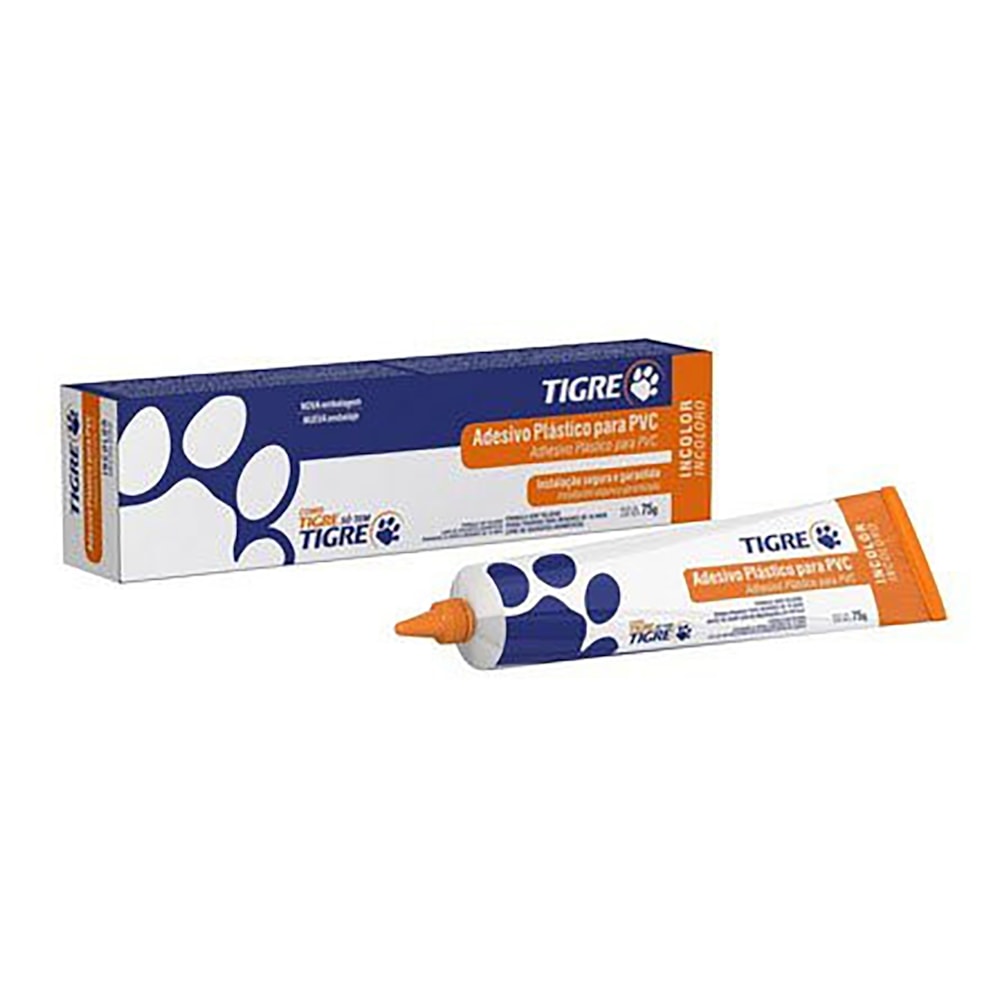 Kit com 30 Adesivo PVC Incolor Bisnaga 75g Tigre