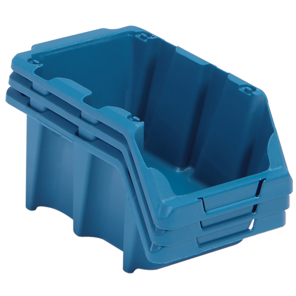 Kit com 6 Gavetas de Plastico Organizadora Empilhavel N5 Presto