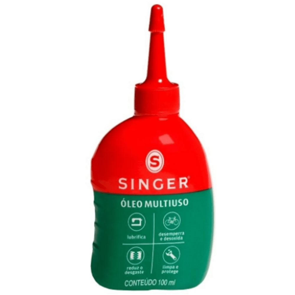 Kit Com 6 Oleo Maquina Singer 100ml