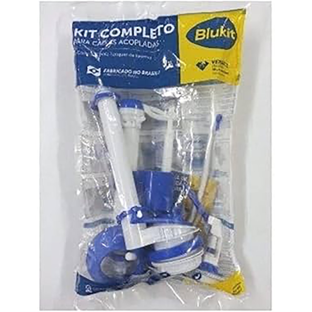 Kit Completo P/ Caixa Acoplada C/ Acionador Duplo Blukit