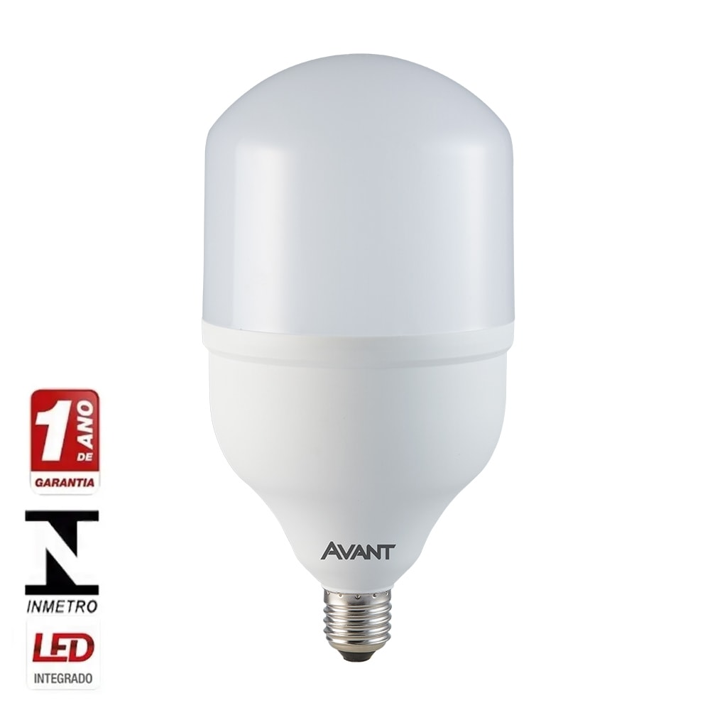 Lâmpada Led Globe Branca 50W 6500K Bivolt Avant