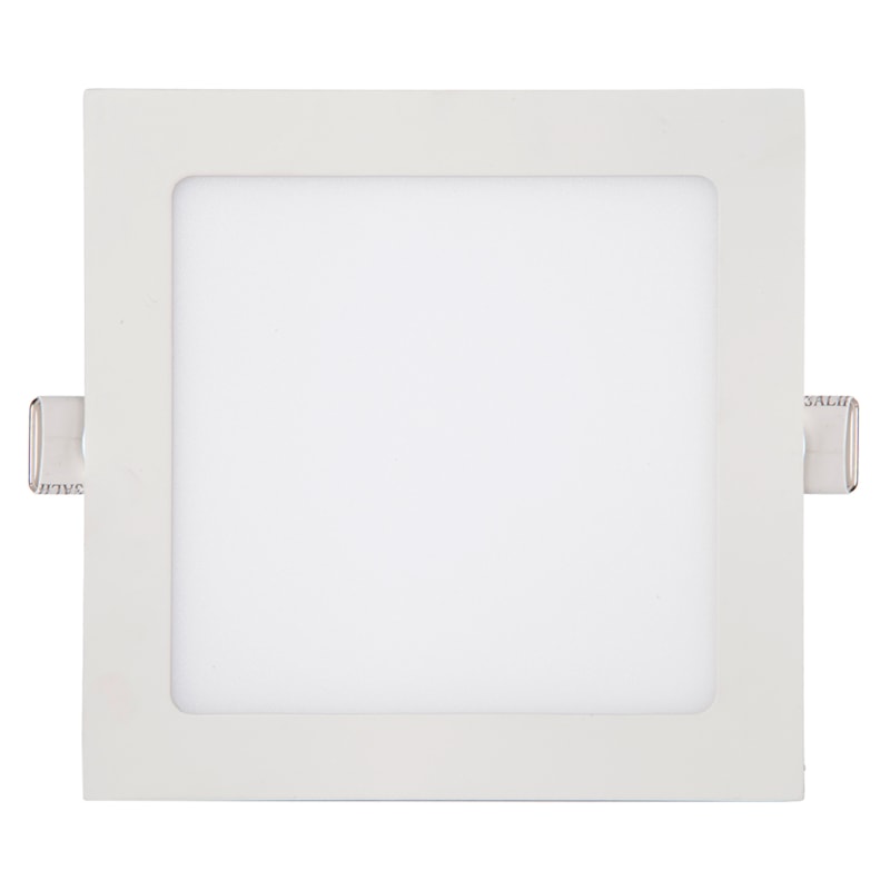 Luminária Led Embutir Quadrada Slim 15W 3000K Kian Casa e Garagem