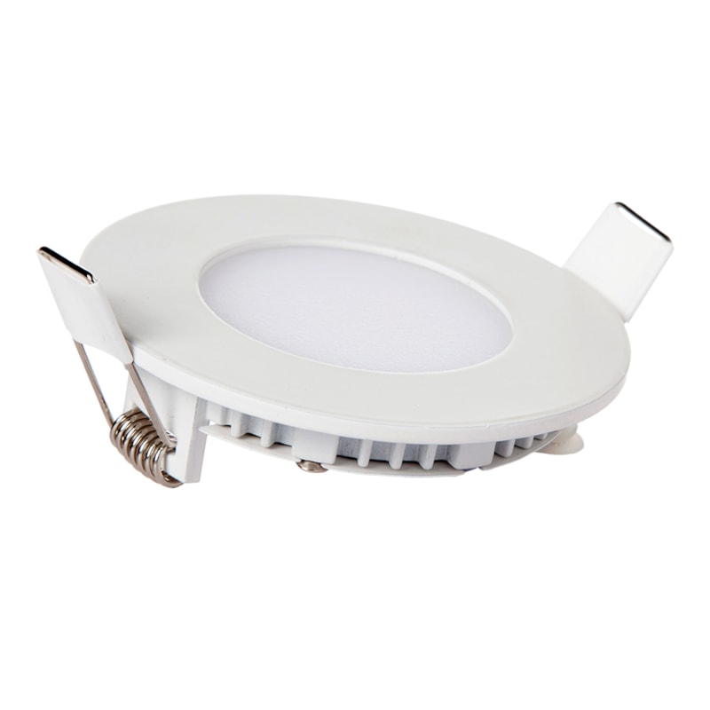 Luminária Led Embutir Redonda Slim 3W 3000K Kian Casa e Garagem