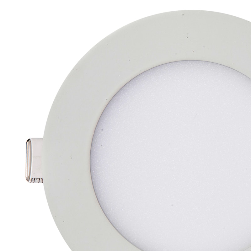 Luminária Led Embutir Redonda Slim 6W 6000K Kian Casa e Garagem